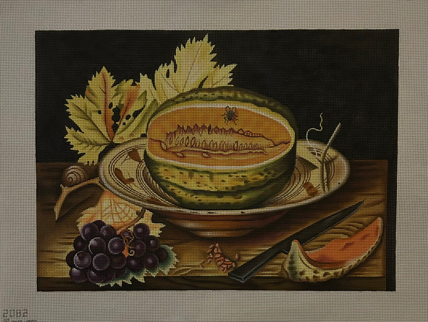Melon Garzoni Plate 2082