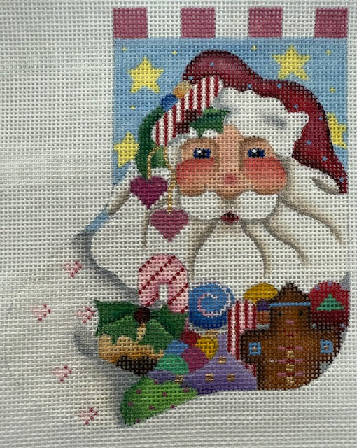 Candy Claus Mini Sock 0391A