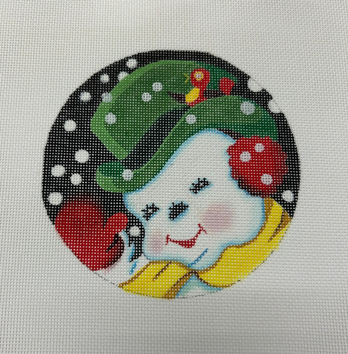 Snowman Round Ornament HO1143