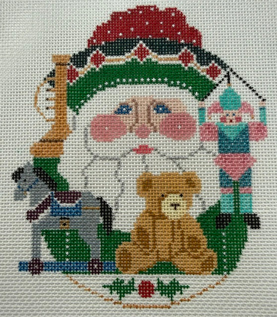 Teddy Bear Santa Face C38L