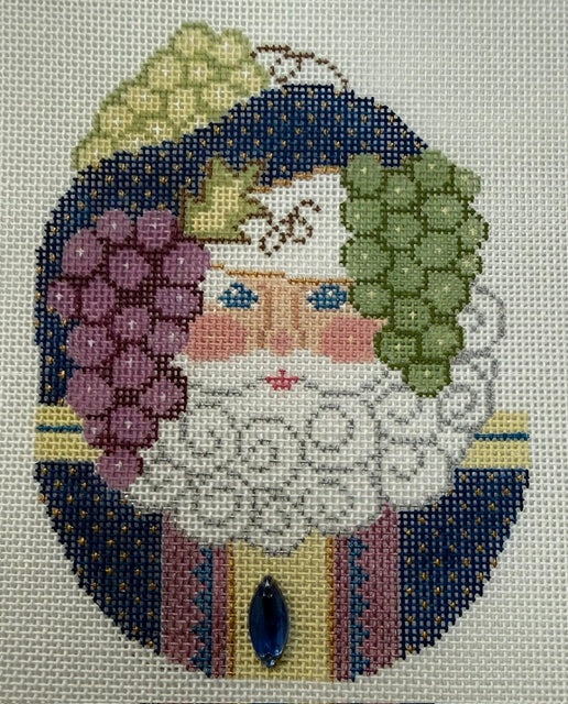 Blue Grape Santa Face C38J