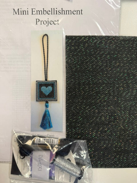 Mini Embellishment Project Kit - Nancy Cucci NC001 w/threads
