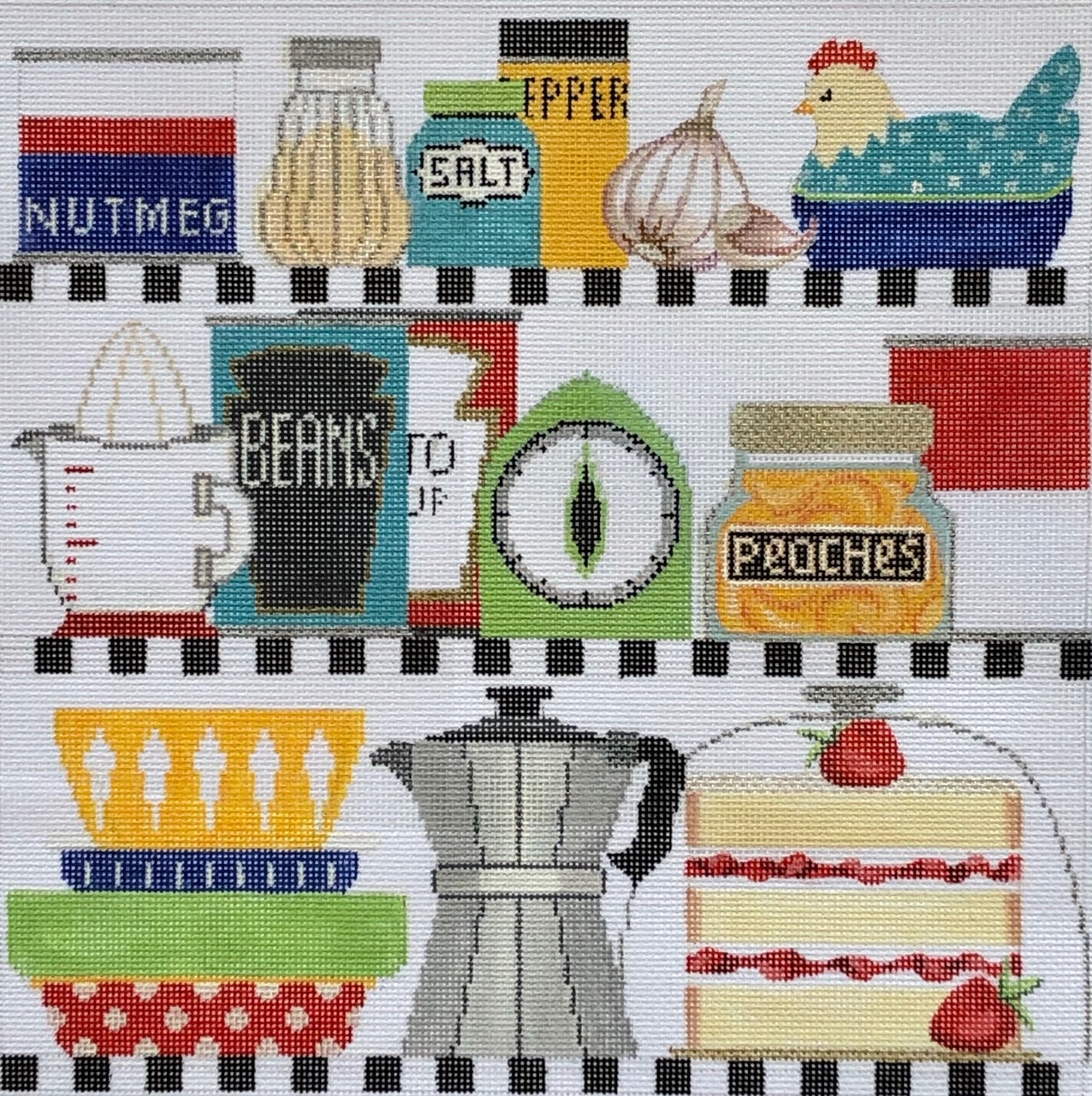 Retro Kitchen Shelves AL-049