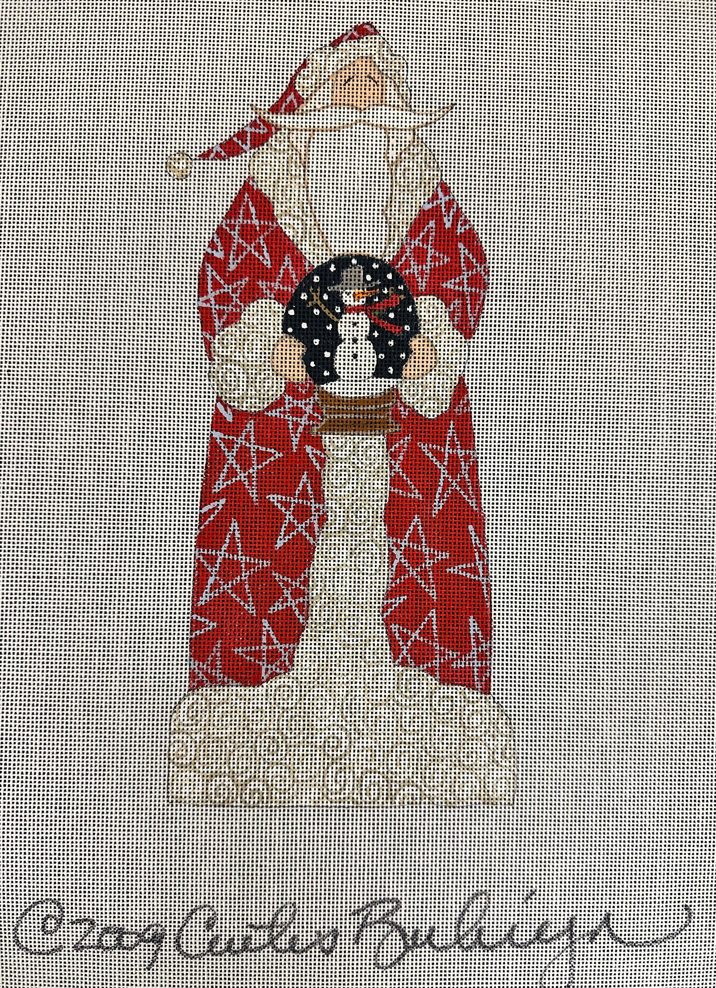 Snowman Snow Globe Santa