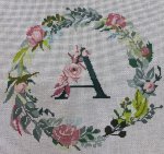 Floral Initials A 2577-A