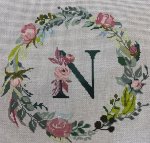 Floral Initials A 2577-N