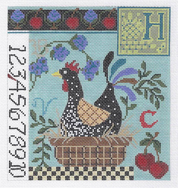 Hen on a nest sampler KC-KCA28-18
