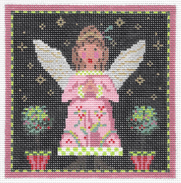 Pink Topiary Angel KC-KCN17