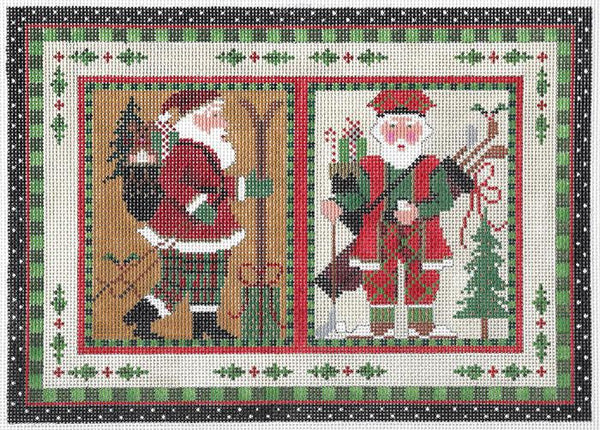 Sporting Santas Pillow KC-KCN178-18