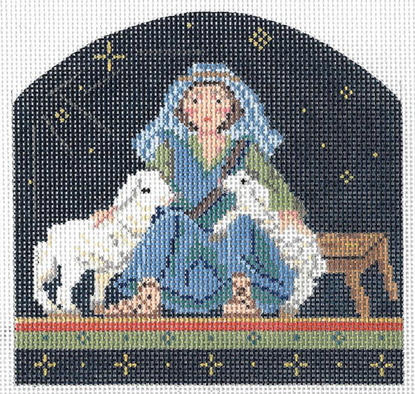 Young Shepherd with Lambs KC-KCN209NT