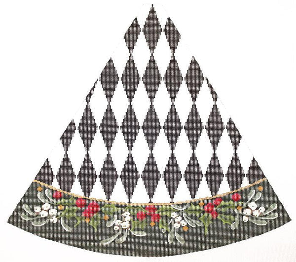 B&W Harlequin Holly Pillar Tree KC-KCNT31-18