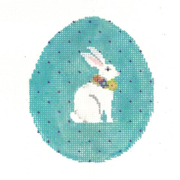 Aqua Pin-Dot Bunny KC-KEA46-18