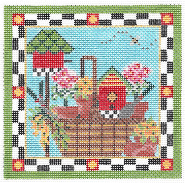 June Gardening Basket KC-KWP06