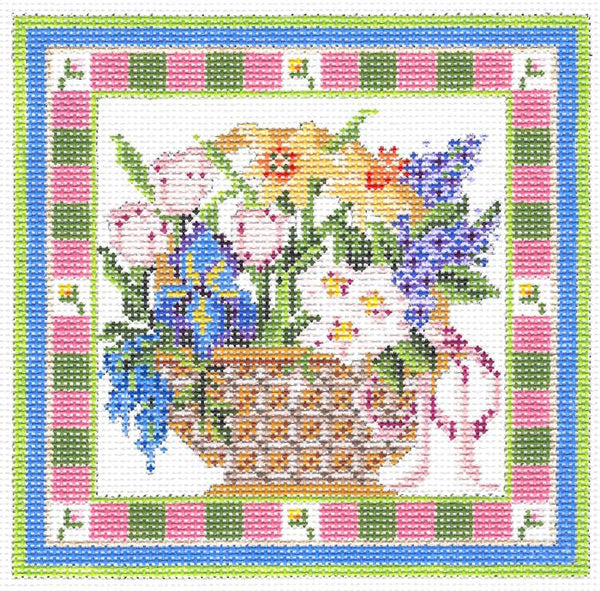 Spring Flowers Basket KC-KWP09A