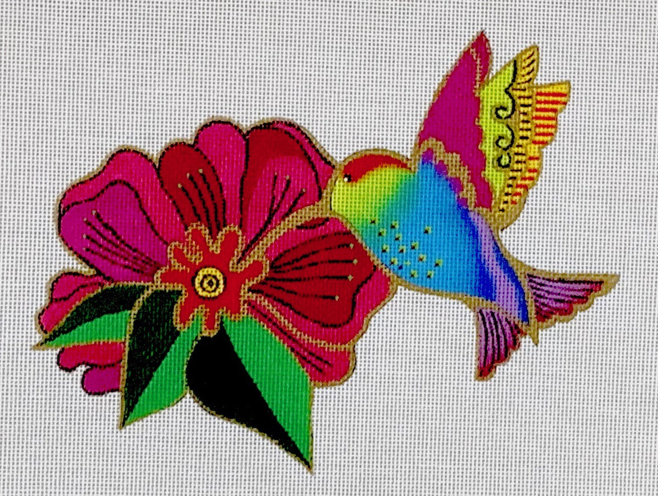 Hummingbird with Flower LB-145