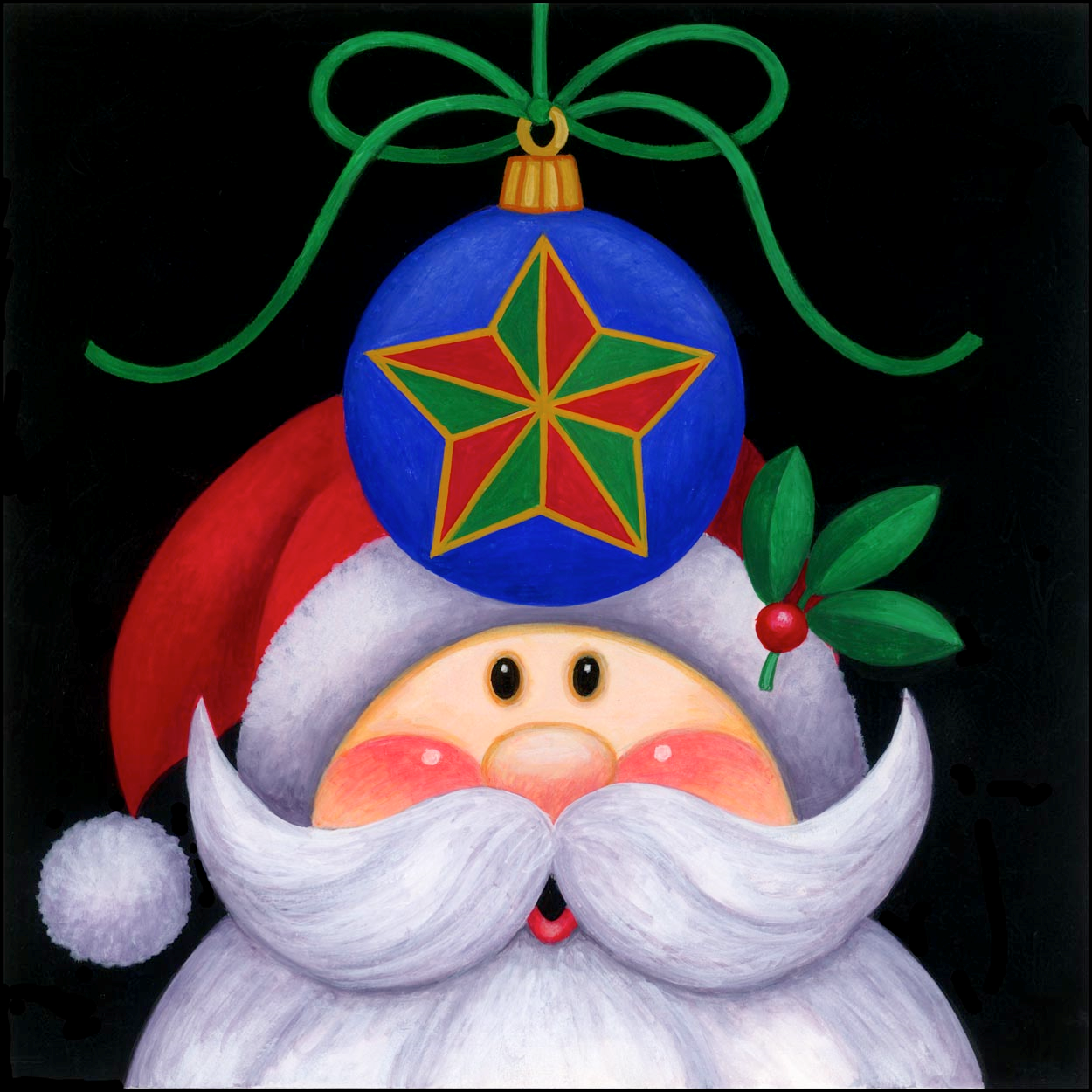 Santa Ornament 1 M-1845