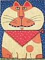 Cat With Bandanna M-920