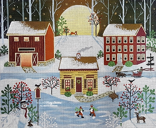 Christmas/Winter Landscape: Fox Run MCCL04