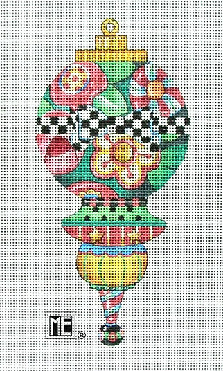 Christmas Ornament: Floral MECO04