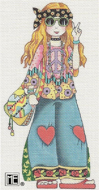 Fabulous Females: Hippie Girl Head to Toe MEFF02A