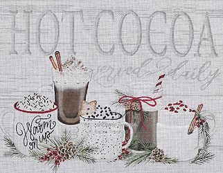 Hot Chocolate: Cocoa Served Daily Sign NTHC13