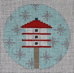 Candy Cane Birdhouse ORN200