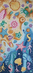 Underwater Seashell Fantasy Clutch PC-7
