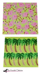 Flamingos And Palm Trees PD-485