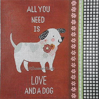Pillow: Love and a Dog SNPL02