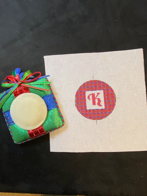 Letter K - Self Finishing Ornament
