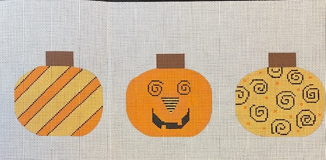 3 Swirly Spinning Pumpkins