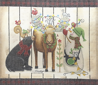 Christmas: Hanging the Garland TKCH02