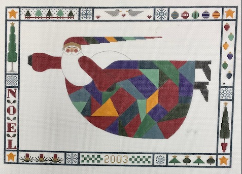 Whimsical Santa  HS3012