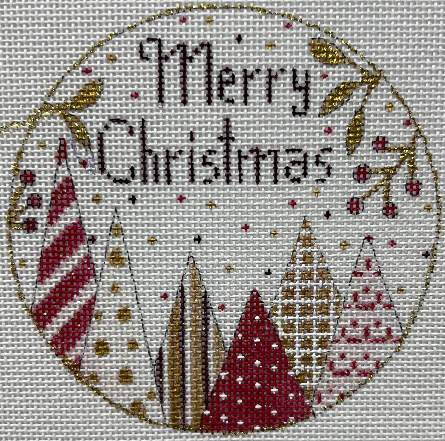 Red & Gold Xmas Trees X479