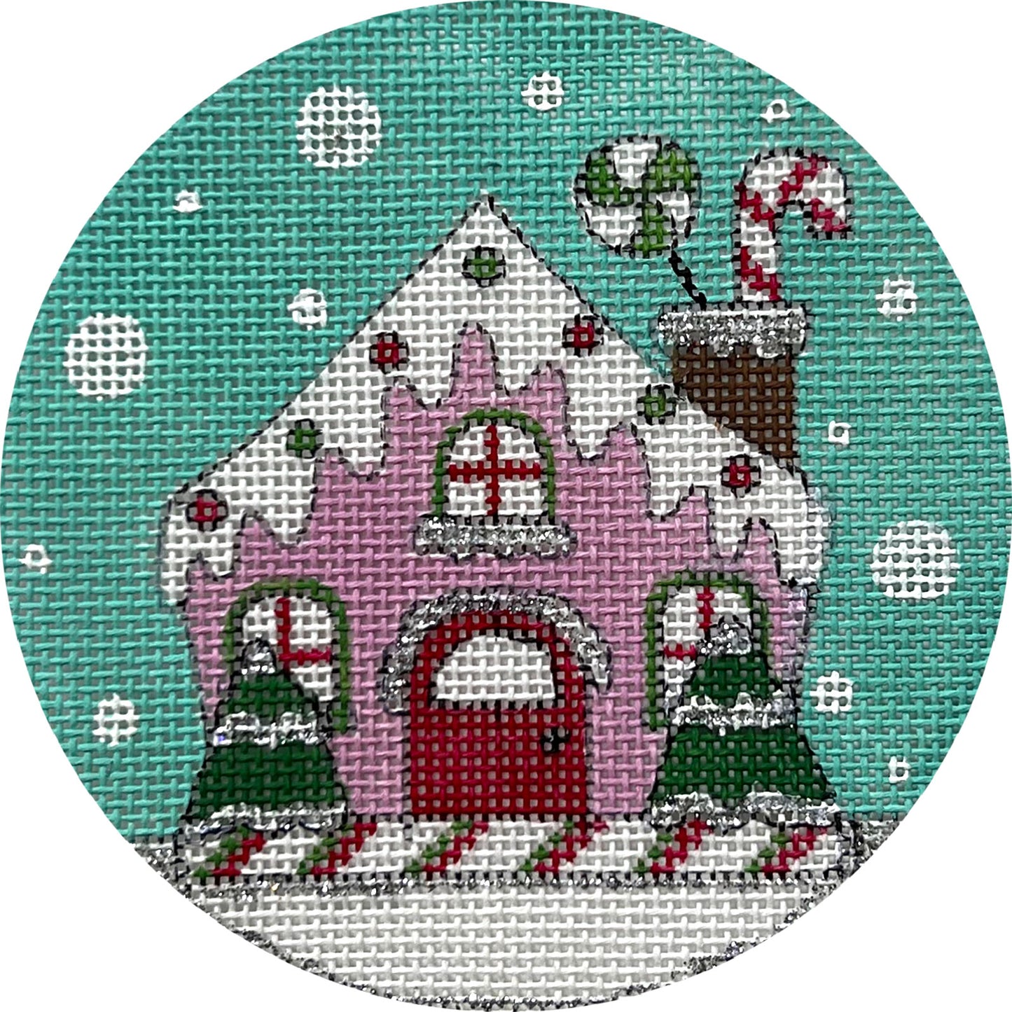 Pink Gingerbread House X571