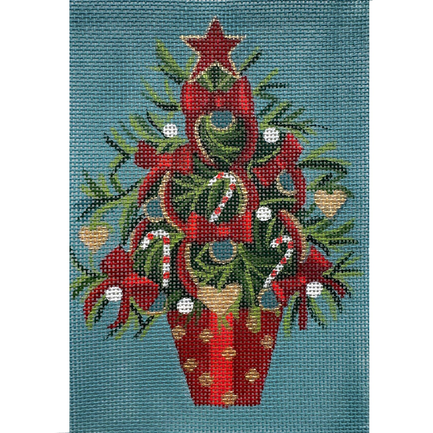 Red Bow Xmas Tree X666