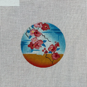 Blue/Orange Cherry Blossom Branch IN300
