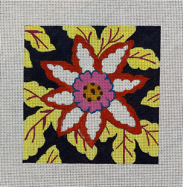 Orange & White Flower IN285