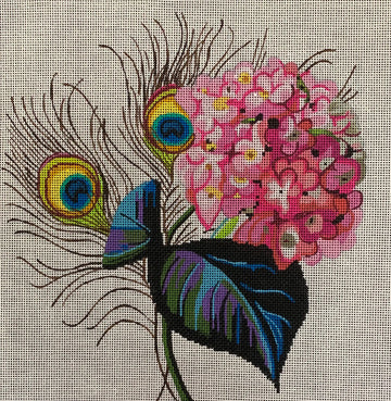 Hydrangea/Feathers FF239