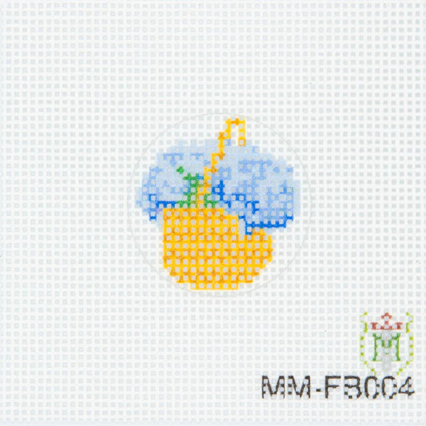 Bag Tag Hydrangea Basket MM-FB004