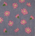 Daisy On Blue Stripe PIL202