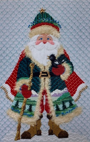 The Pike's Peak Santa Kit Line Drawn