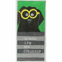 Black Dog Eyeglass Case