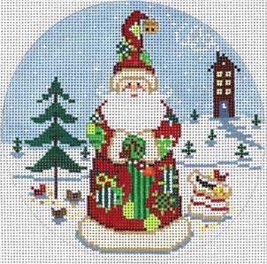 Patchwork Santa XO-255a
