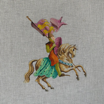 Knight Riding Horse  PE265
