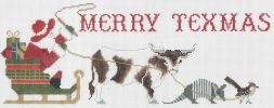 Christmas: Merry Texmas Sleigh PT024WH