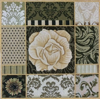 Umber Floral Collage 1040