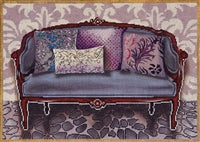 Purple Couch 1075a