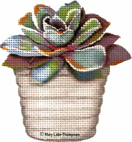 Gray Succulent  MLT262-A