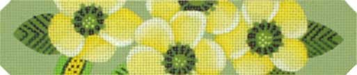 Yellow Blossoms Bracelet or Bookmark  1756-B